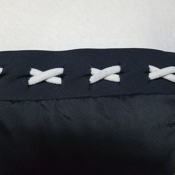 VINTAGE Le Cove Black Strapless Cross Swimsuit - Picture 4 of 13